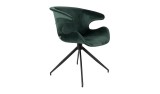 ARMCHAIR VELVET GREEN - CHAIRS, STOOLS